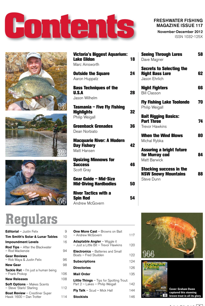 Freshwater Fishing Australia Preview Pages