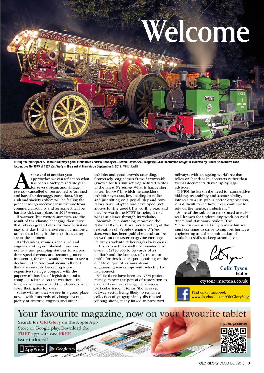 Old Glory Magazine Preview Pages