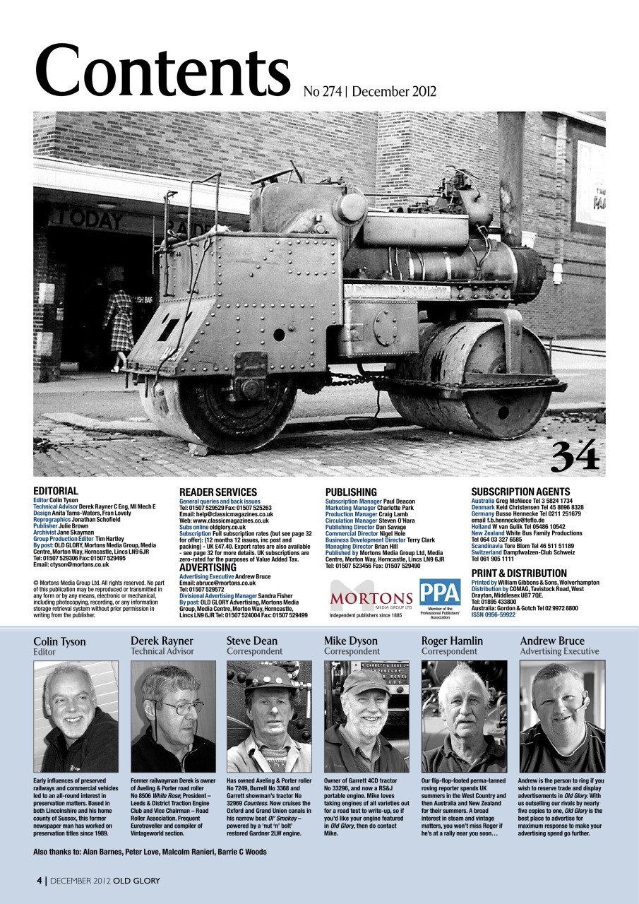 Old Glory Magazine Preview Pages