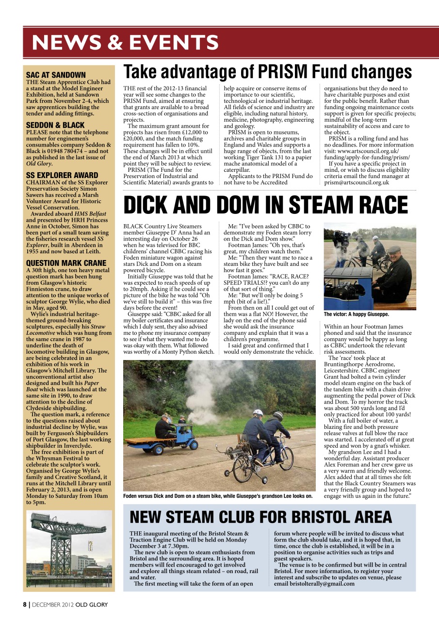 Old Glory Magazine Preview Pages