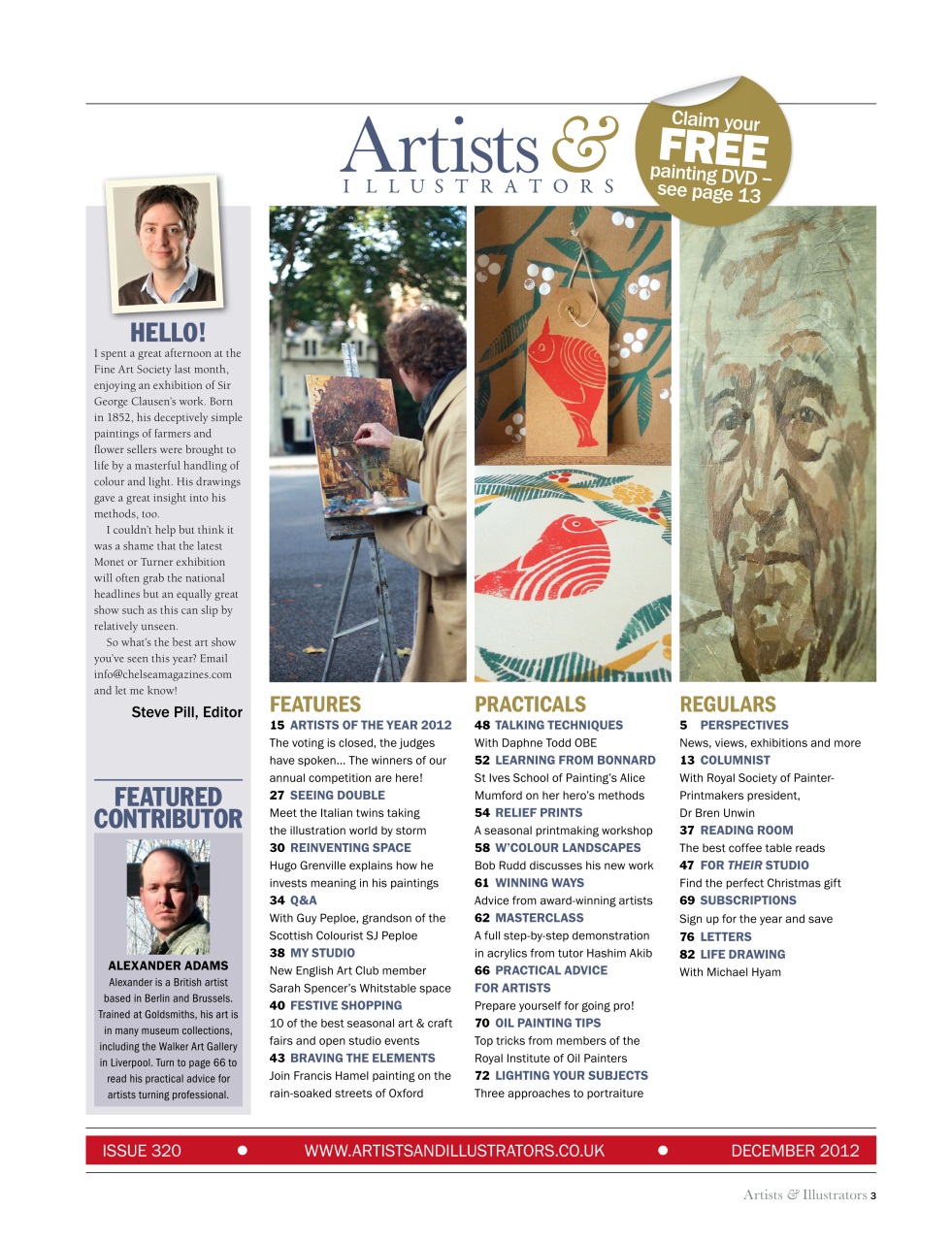 Artists & Illustrators Preview Pages