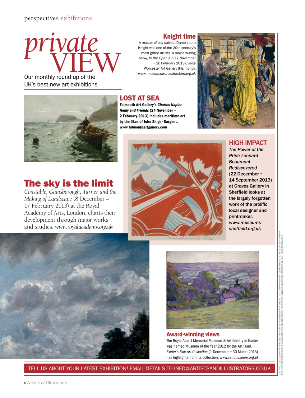 Artists & Illustrators Preview Pages