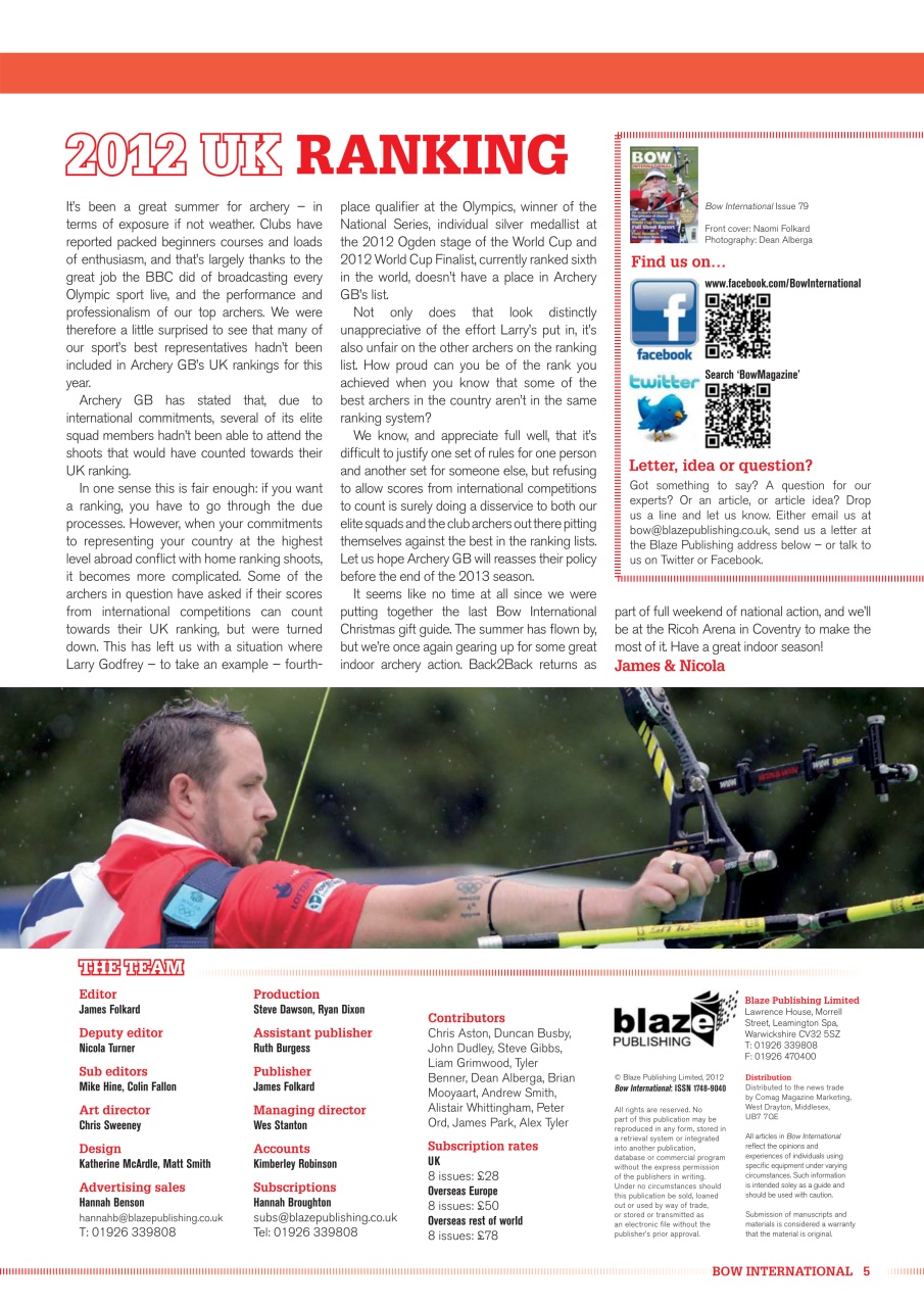 Bow International Preview Pages