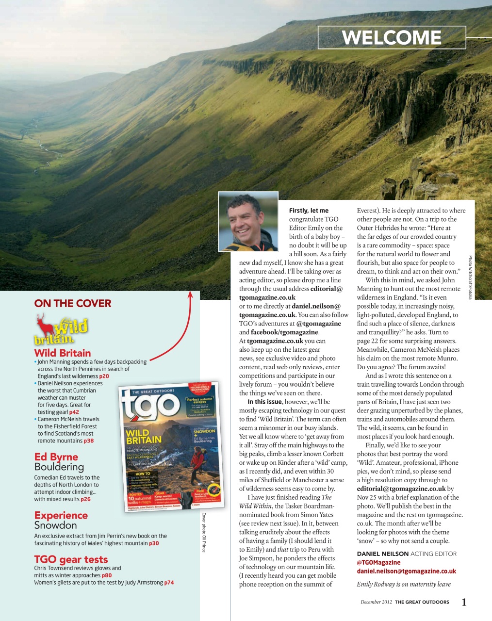TGO - The Great Outdoors Magazine Preview Pages
