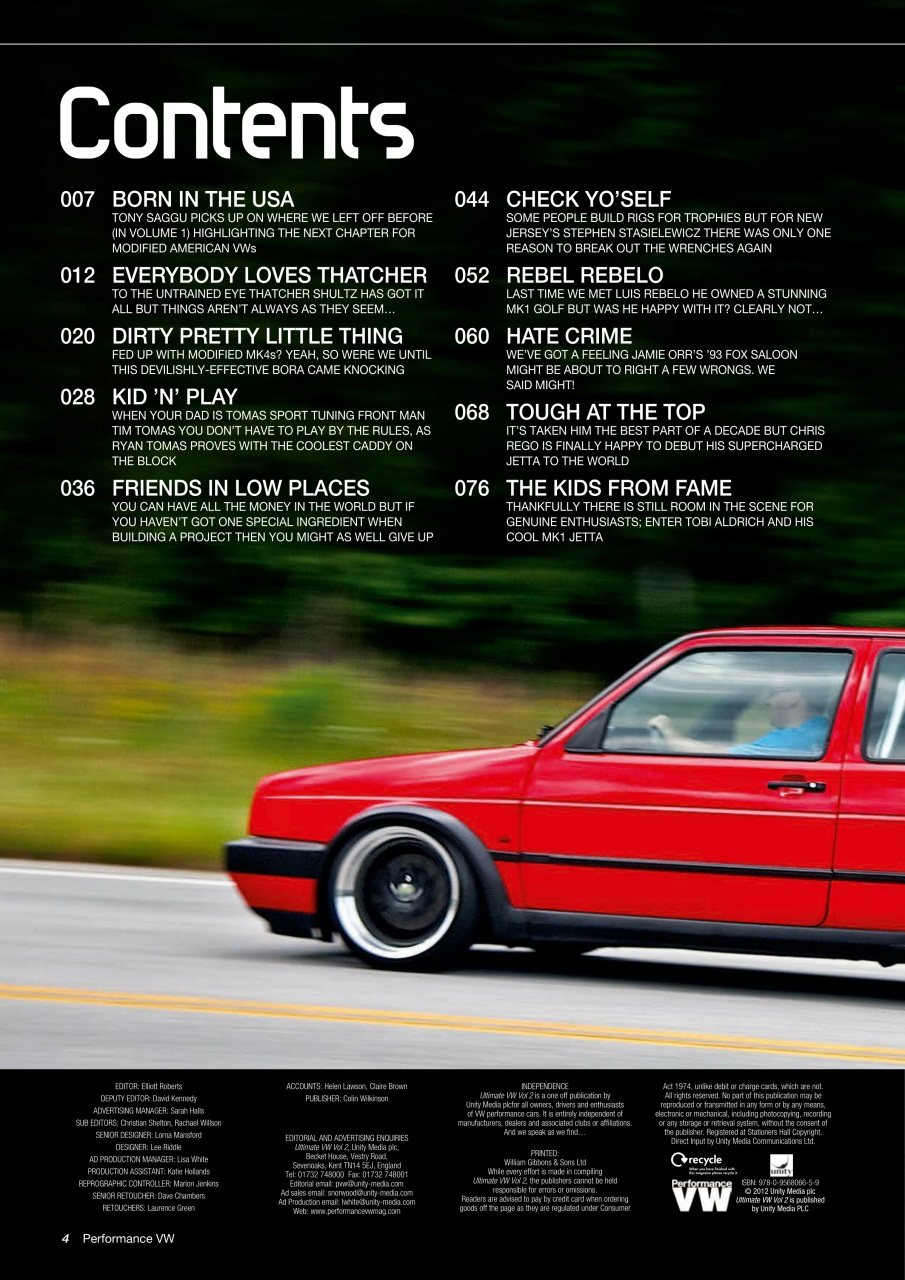 Performance VW Preview Pages