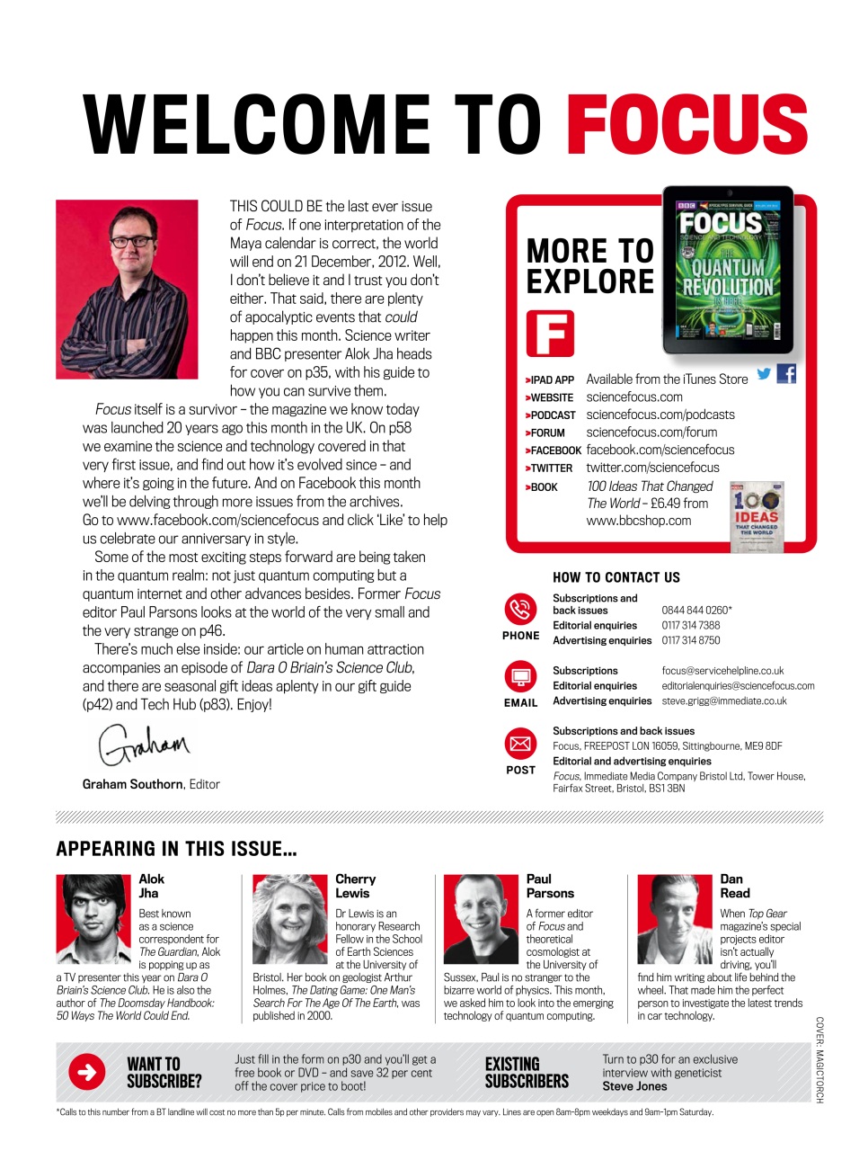 BBC Science Focus Magazine Preview Pages