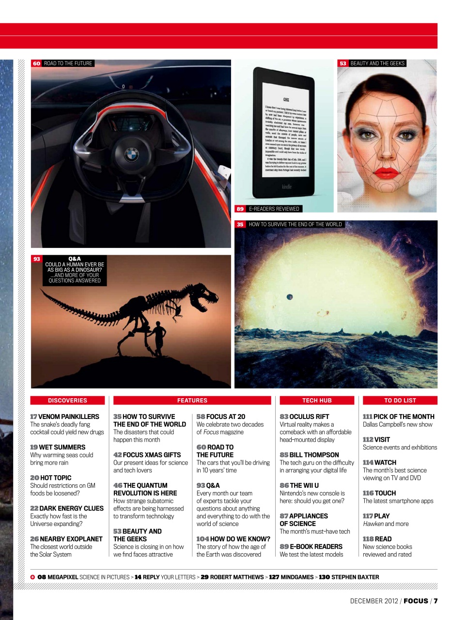 BBC Science Focus Magazine Preview Pages