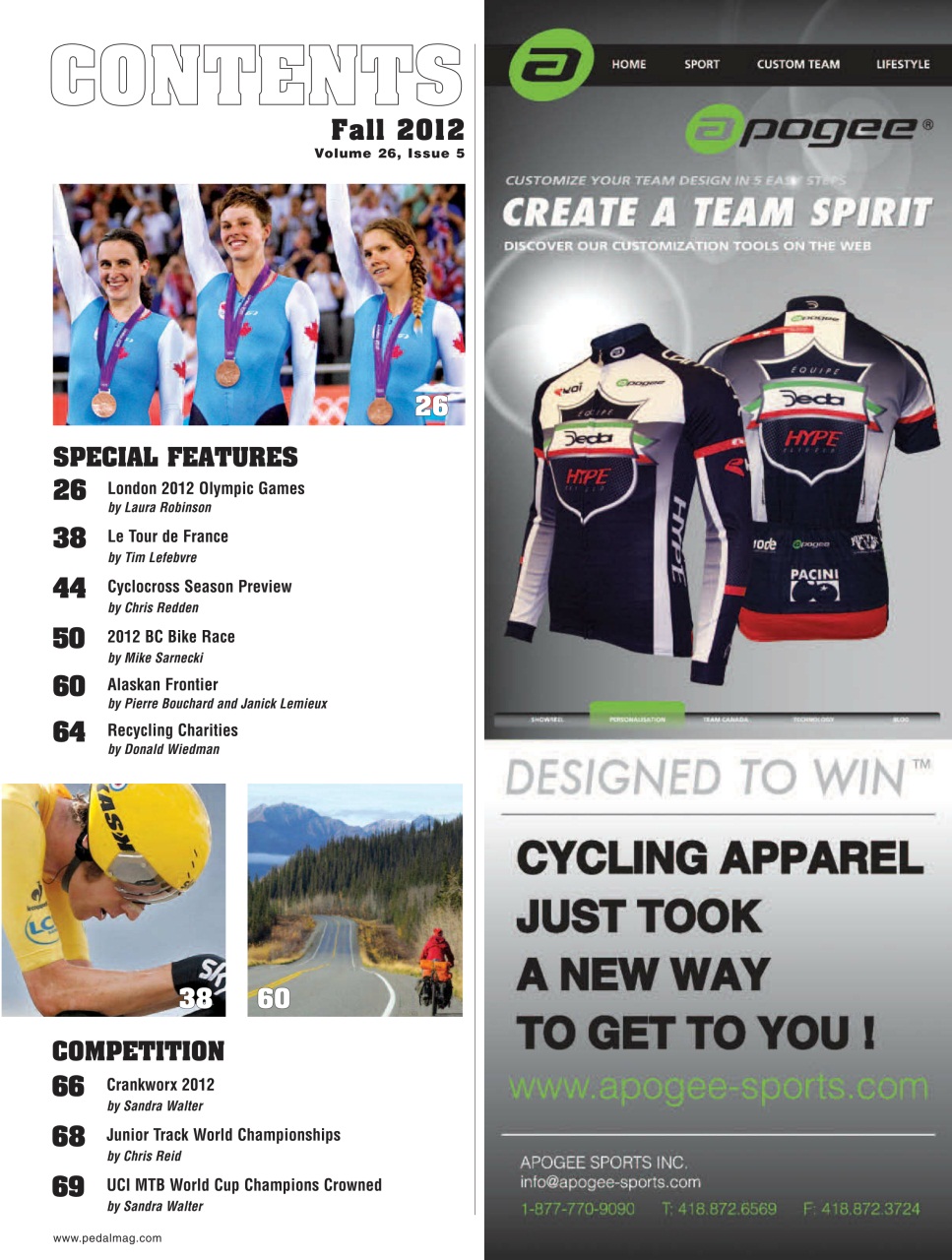 Pedal Magazine Preview Pages