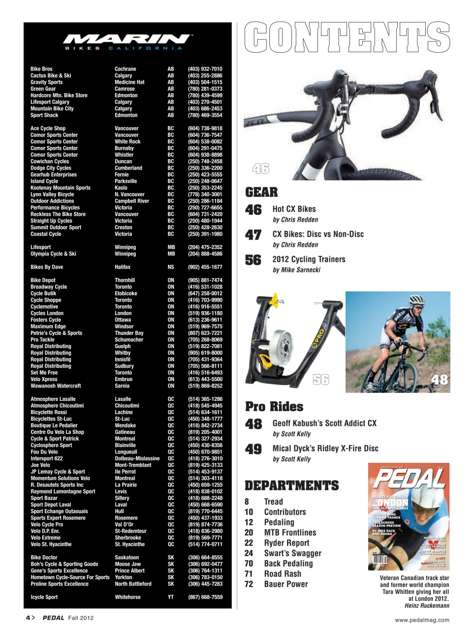 Pedal Magazine Preview Pages