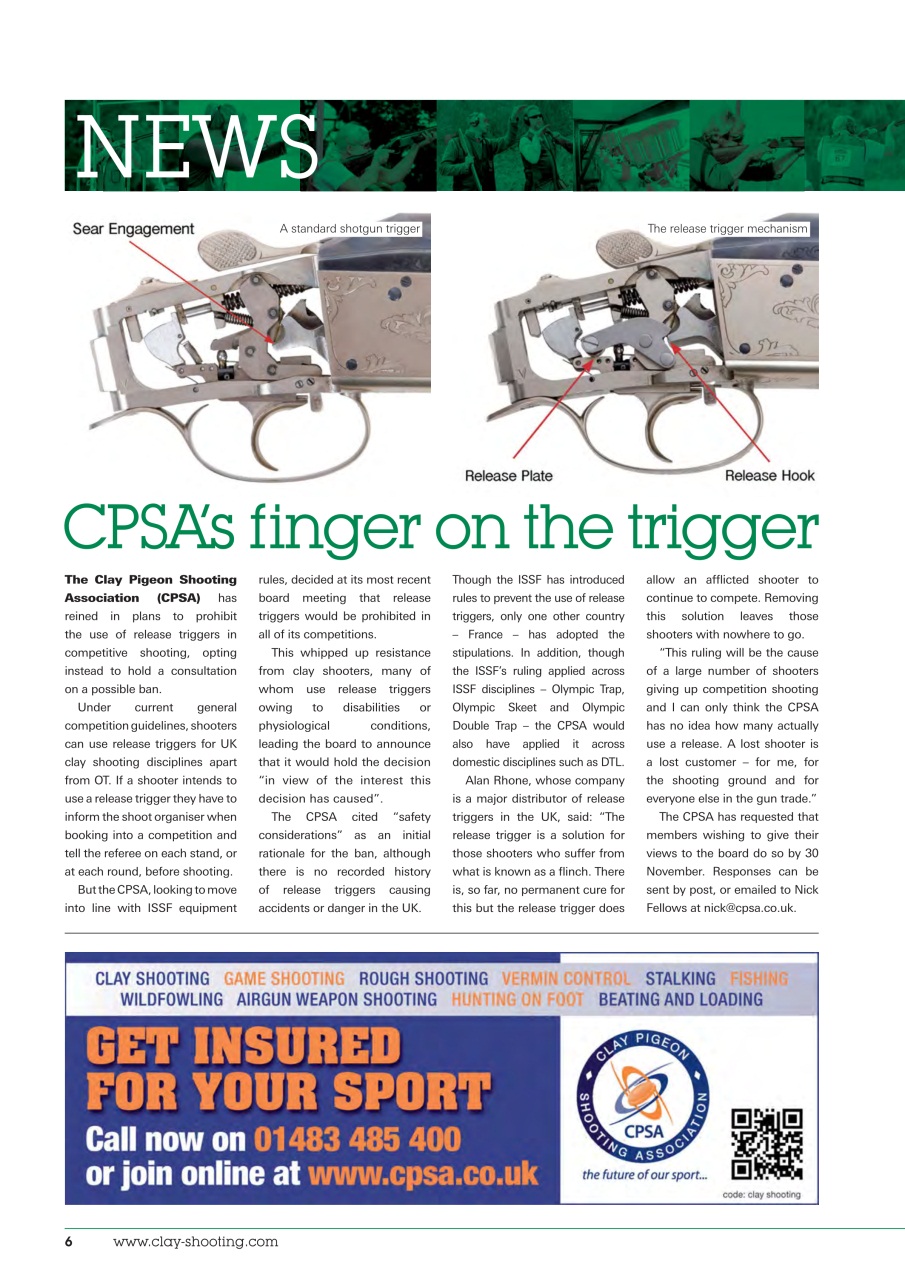 Clay Shooting Preview Pages