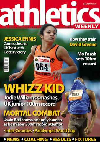 AW – Athletics Weekly Magazine issue AW June 3 2010