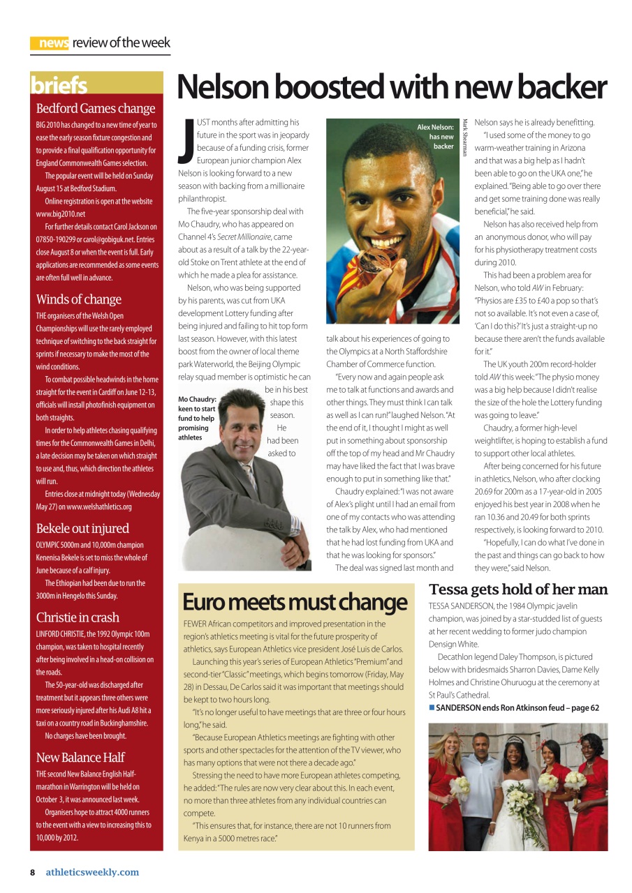 AW – Athletics Weekly Magazine Preview Pages