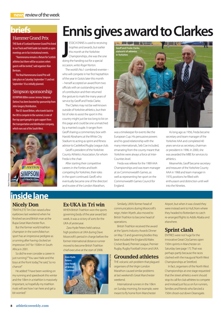 AW – Athletics Weekly Magazine Preview Pages