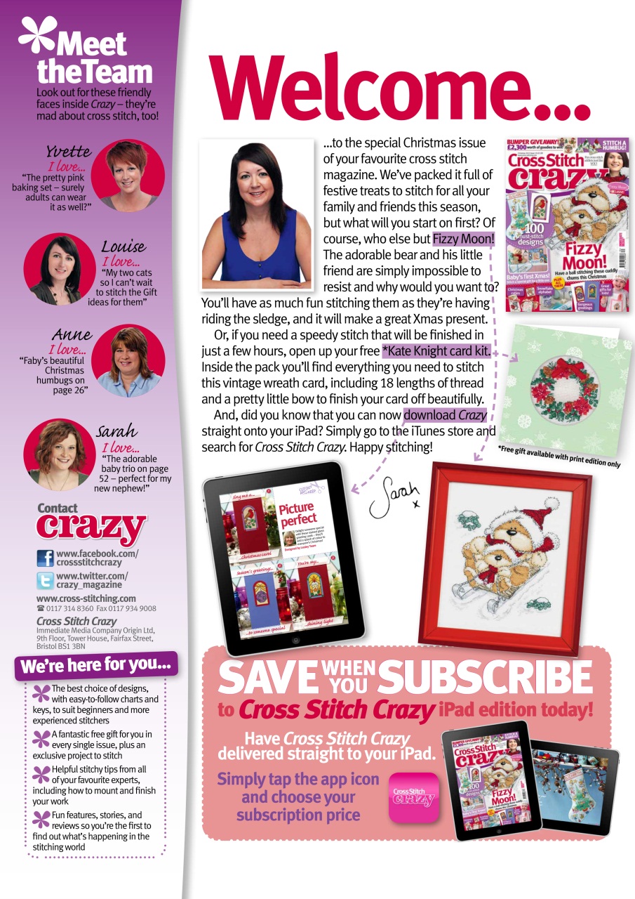 Cross Stitch Crazy Preview Pages