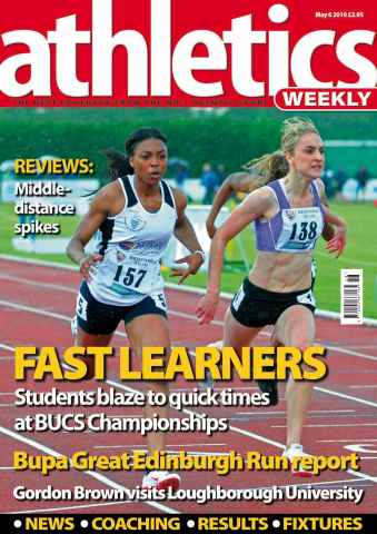 AW – Athletics Weekly Magazine issue AW May 6 2010