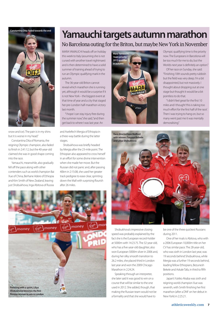 AW – Athletics Weekly Magazine Preview Pages