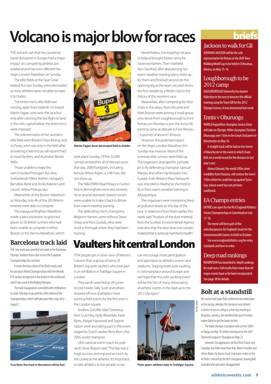 AW – Athletics Weekly Magazine Preview Pages