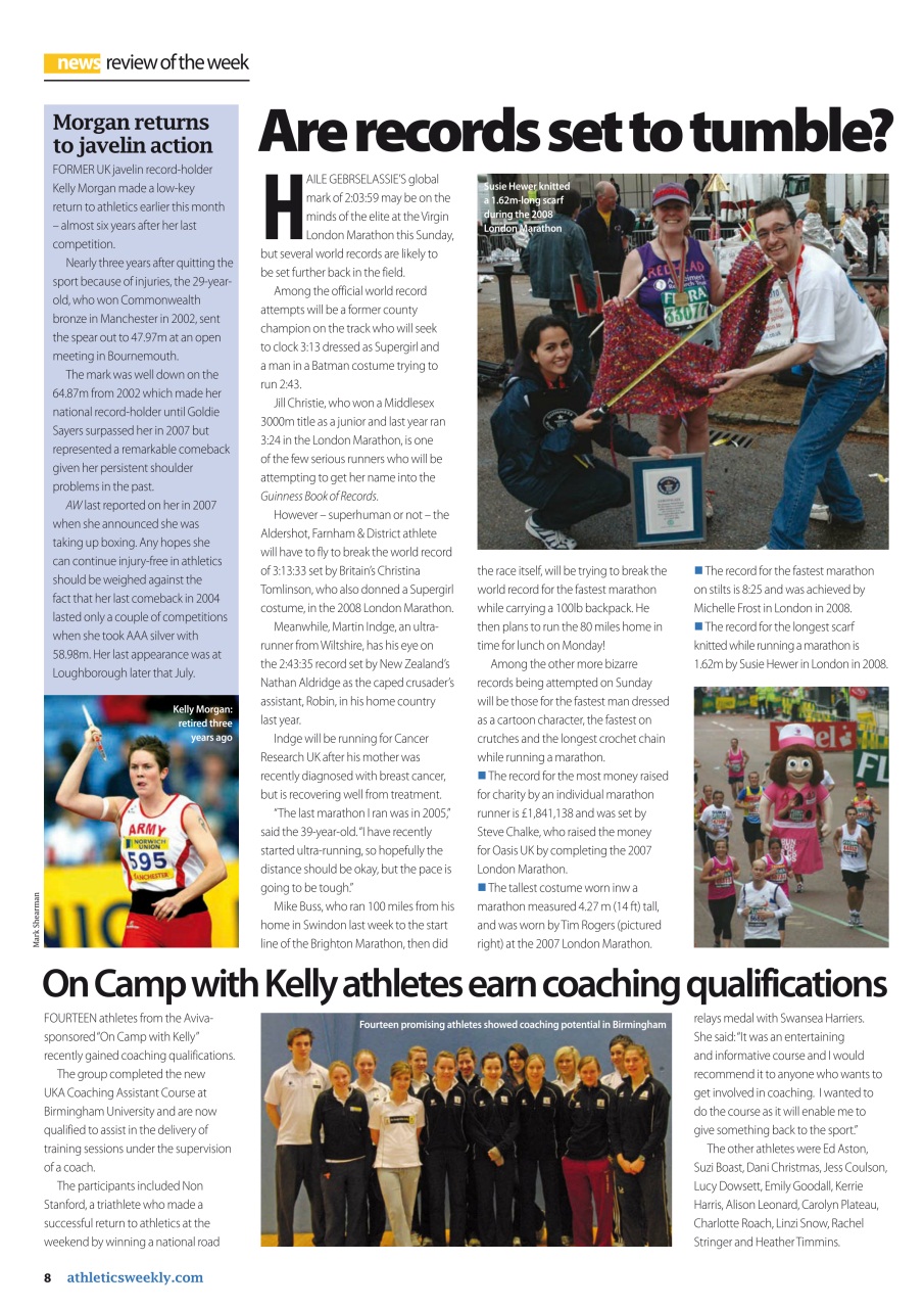 AW – Athletics Weekly Magazine Preview Pages