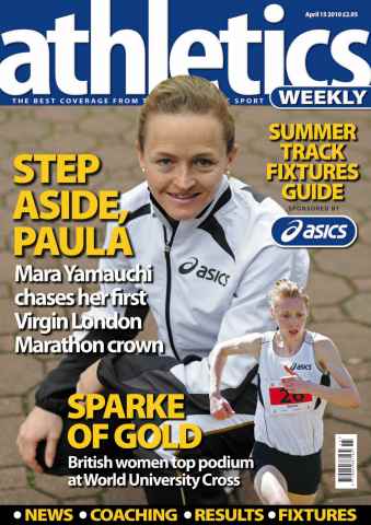 AW – Athletics Weekly Magazine issue AW April 15 2010