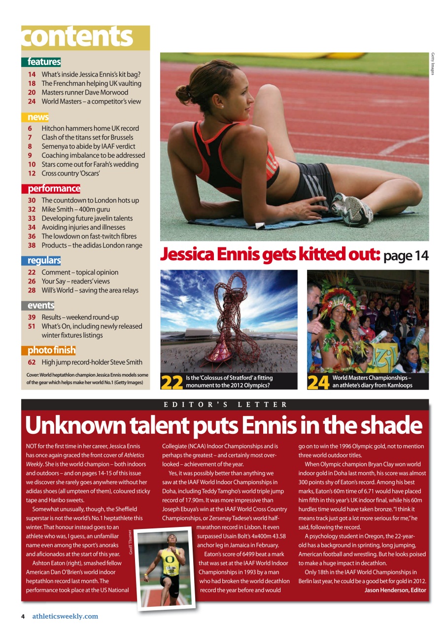 AW – Athletics Weekly Magazine Preview Pages