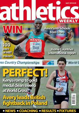 AW – Athletics Weekly Magazine issue AW April 1 2010