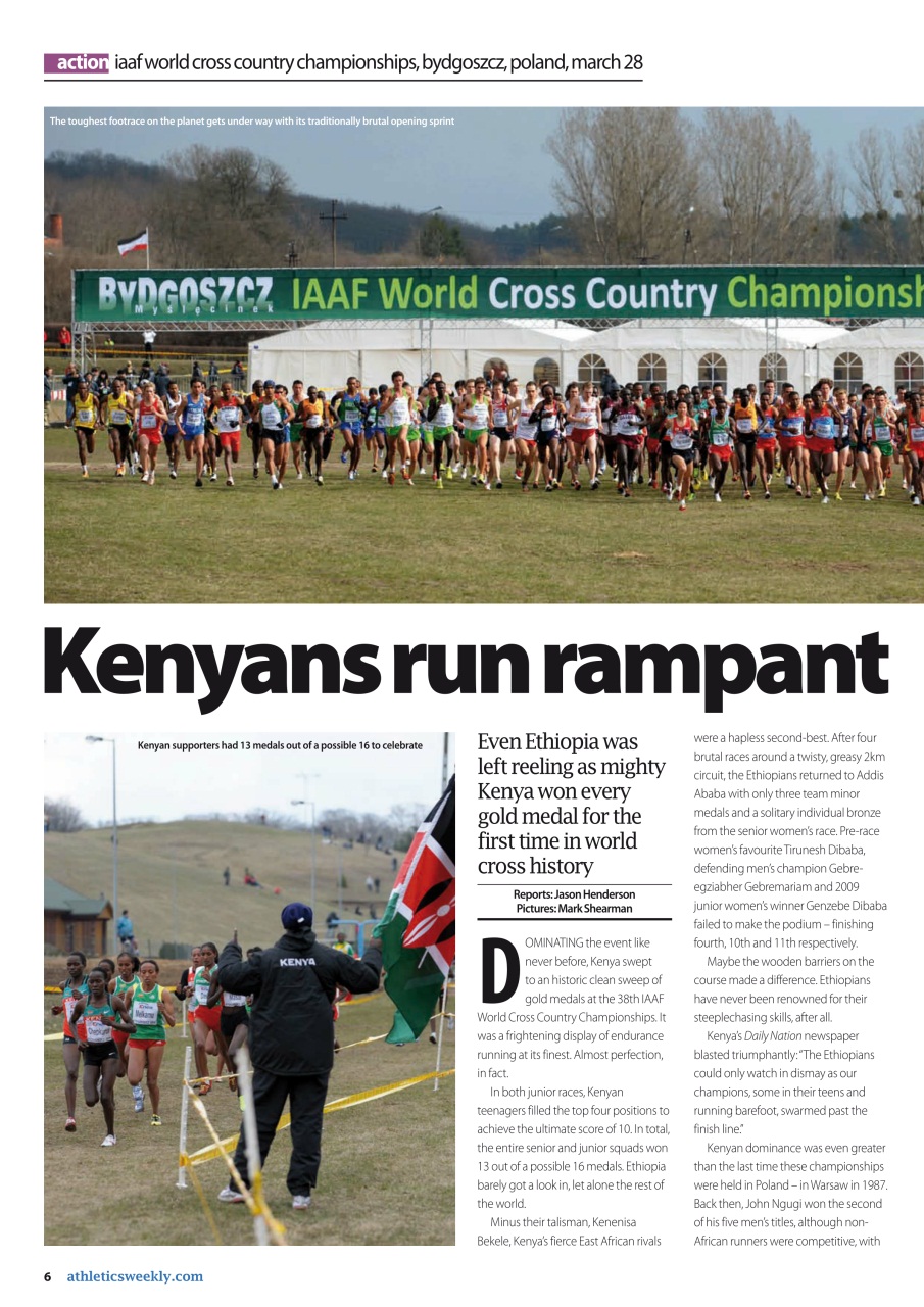 AW – Athletics Weekly Magazine Preview Pages