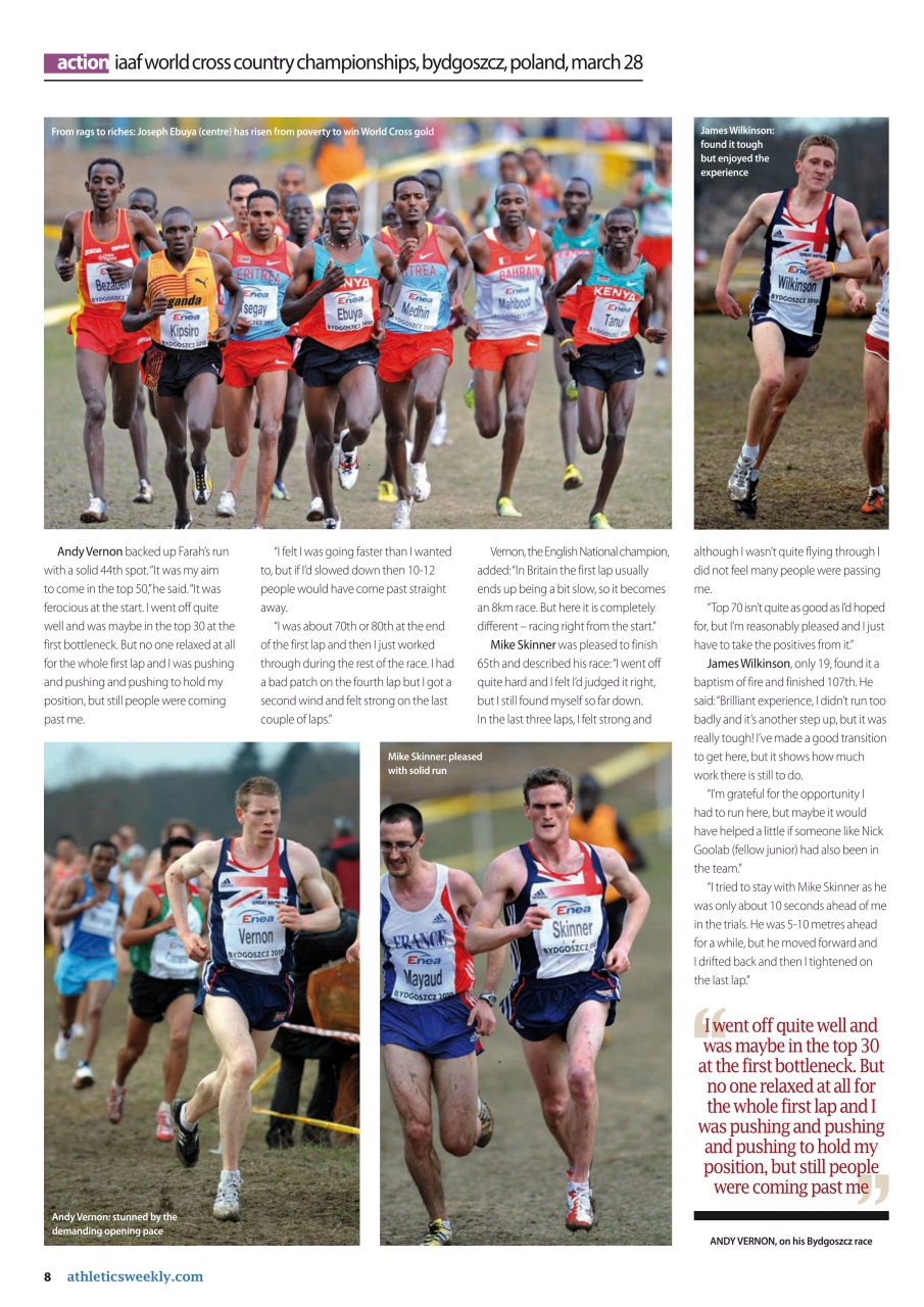 AW – Athletics Weekly Magazine Preview Pages