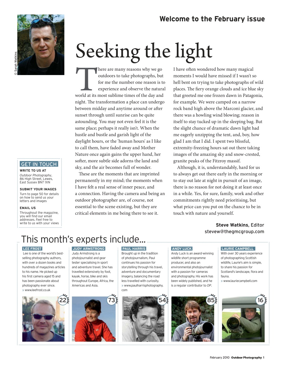 Outdoor Photography Preview Pages