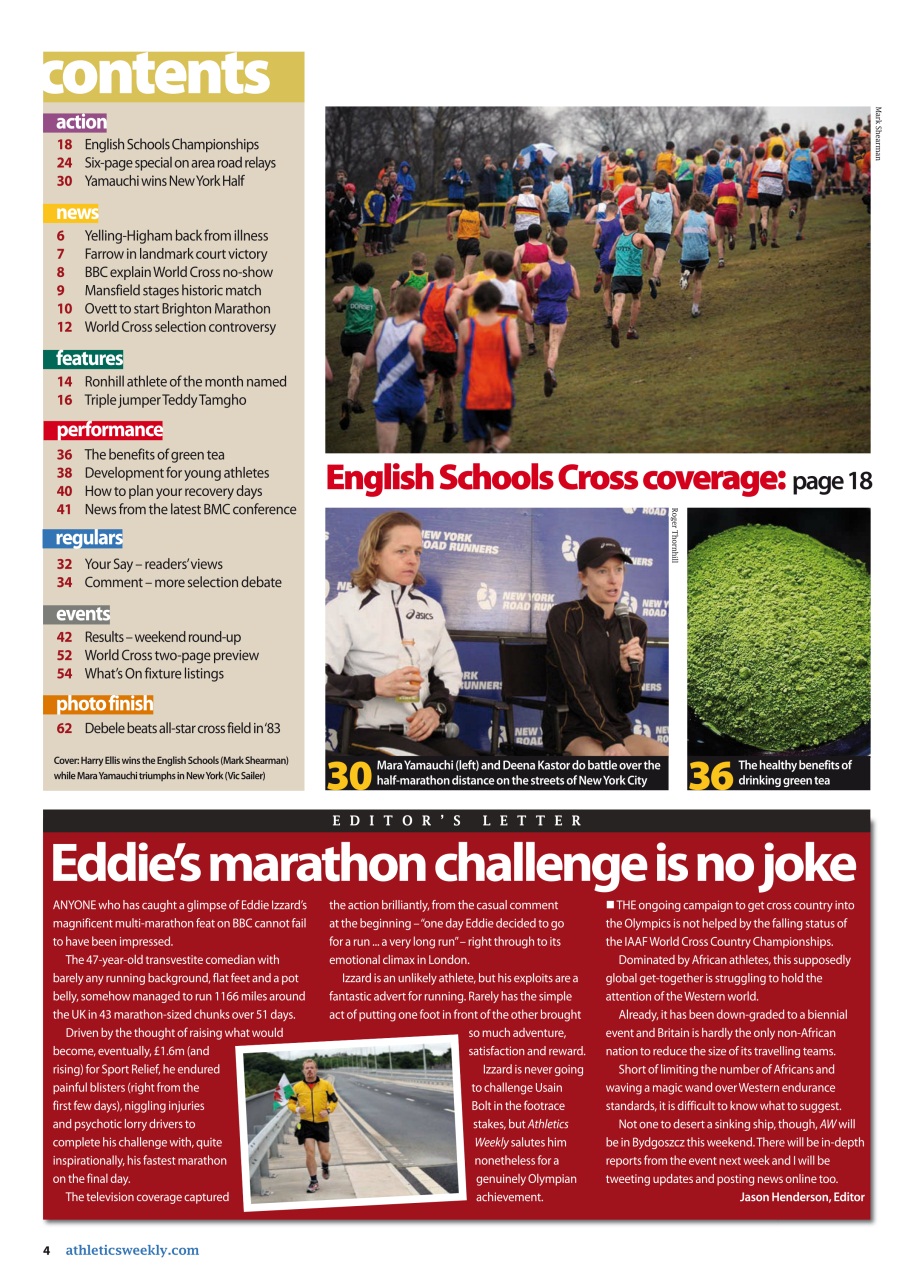 AW – Athletics Weekly Magazine Preview Pages