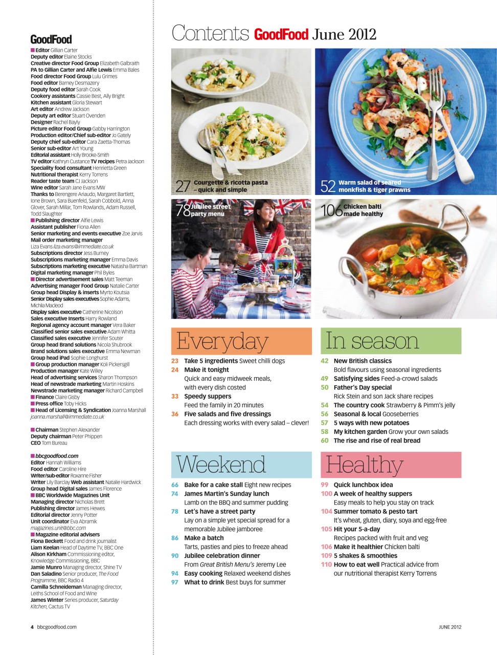 Good Food Magazine Preview Pages