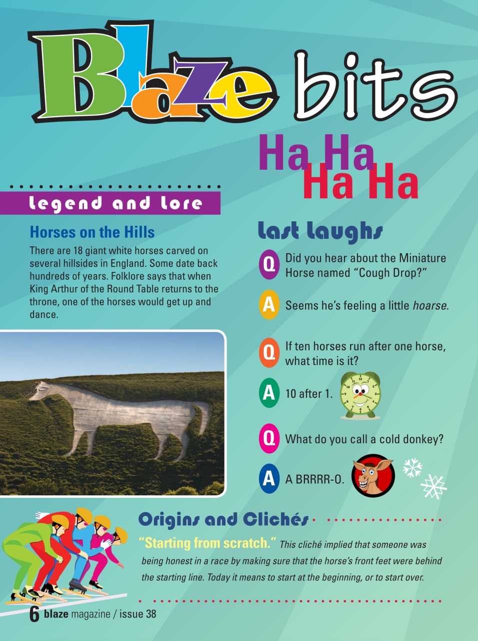 Blaze Magazine For Horse Crazy Kids Preview Pages