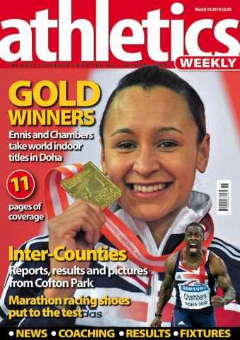 AW – Athletics Weekly Magazine issue AW March 18 2010