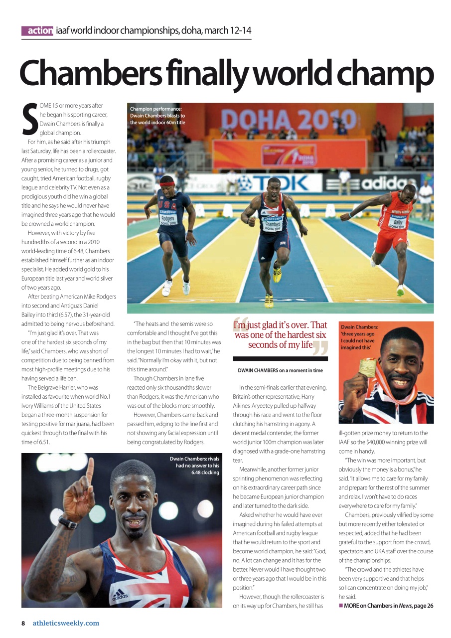 AW – Athletics Weekly Magazine Preview Pages
