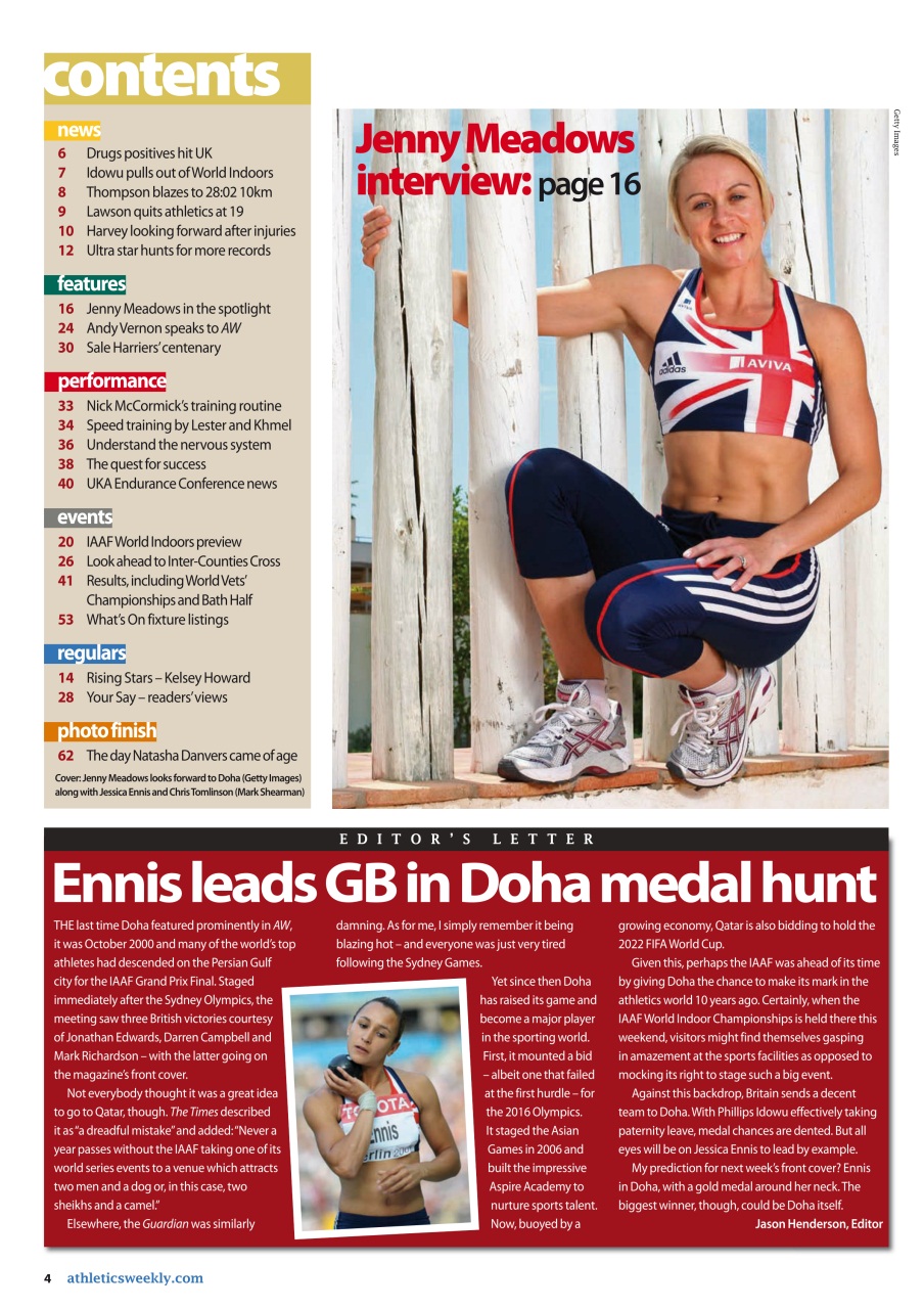 AW – Athletics Weekly Magazine Preview Pages