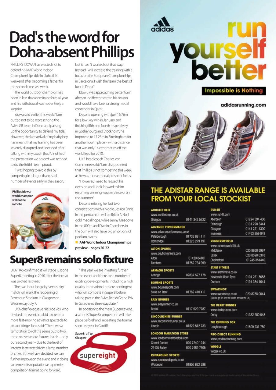 AW – Athletics Weekly Magazine Preview Pages
