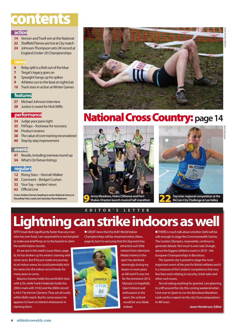 AW – Athletics Weekly Magazine Preview Pages