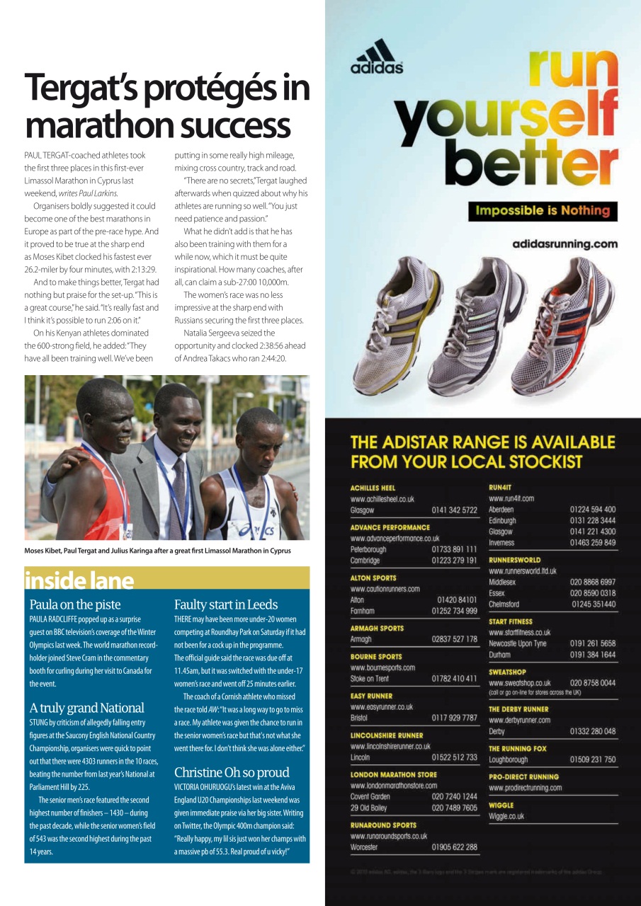 AW – Athletics Weekly Magazine Preview Pages