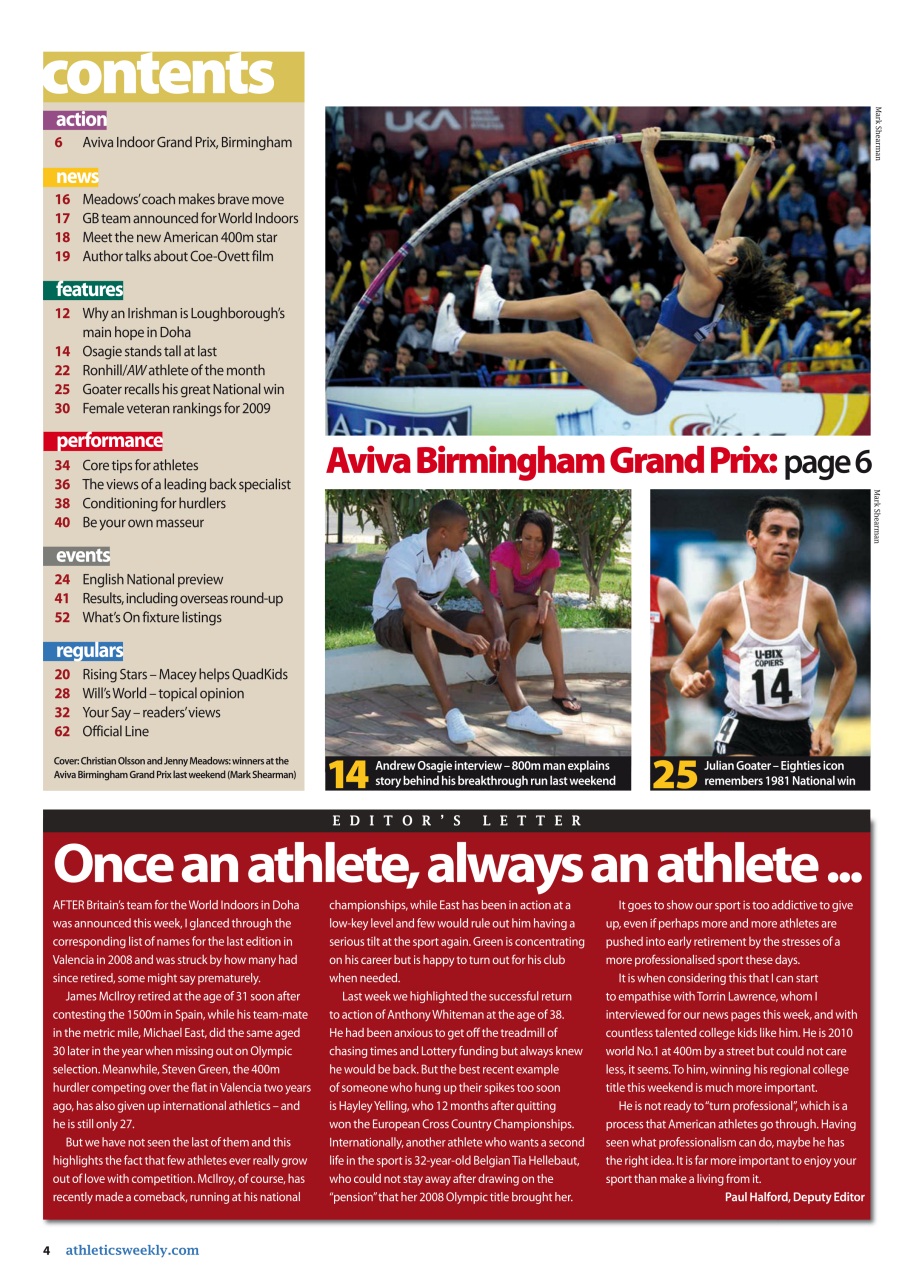 AW – Athletics Weekly Magazine Preview Pages