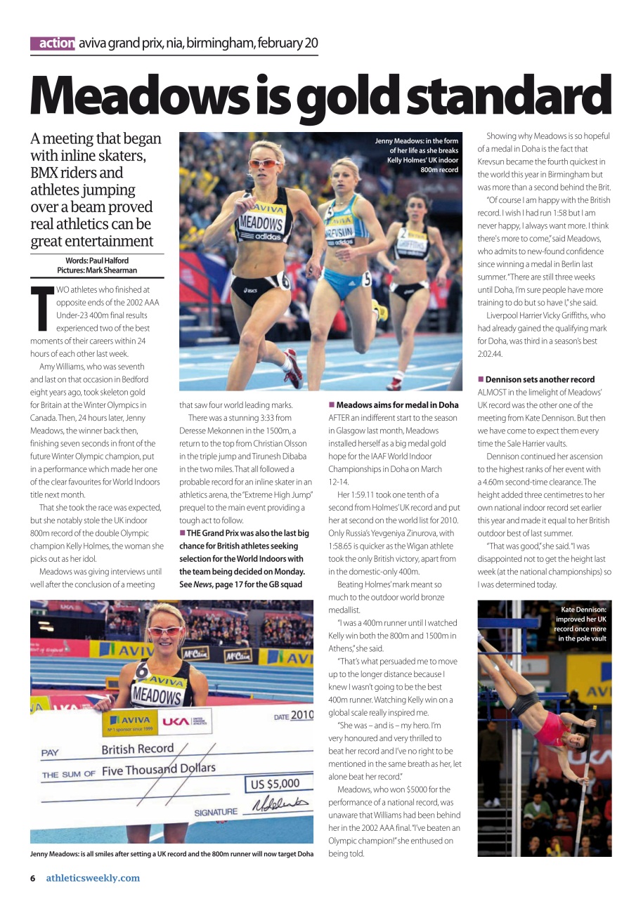 AW – Athletics Weekly Magazine Preview Pages