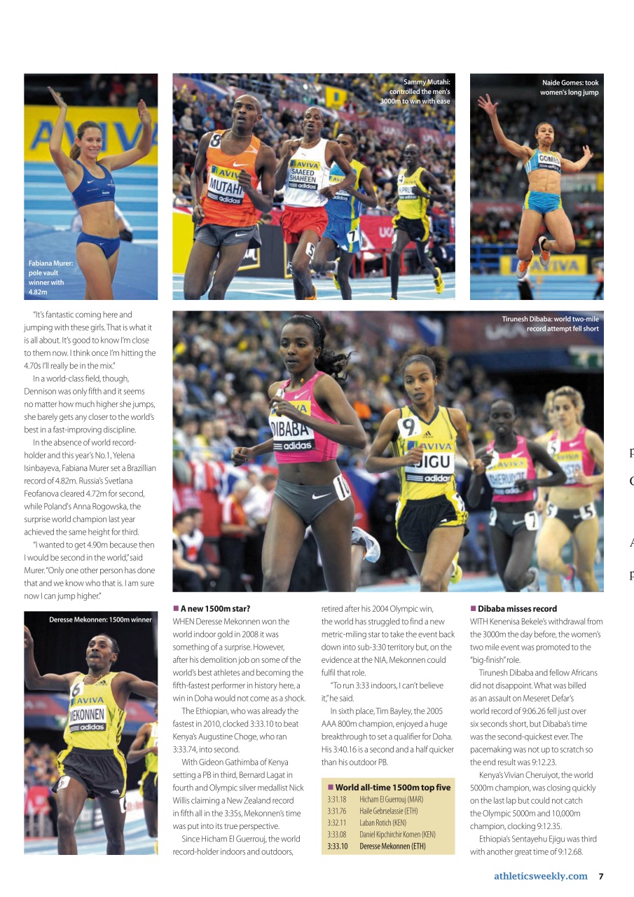 AW – Athletics Weekly Magazine Preview Pages