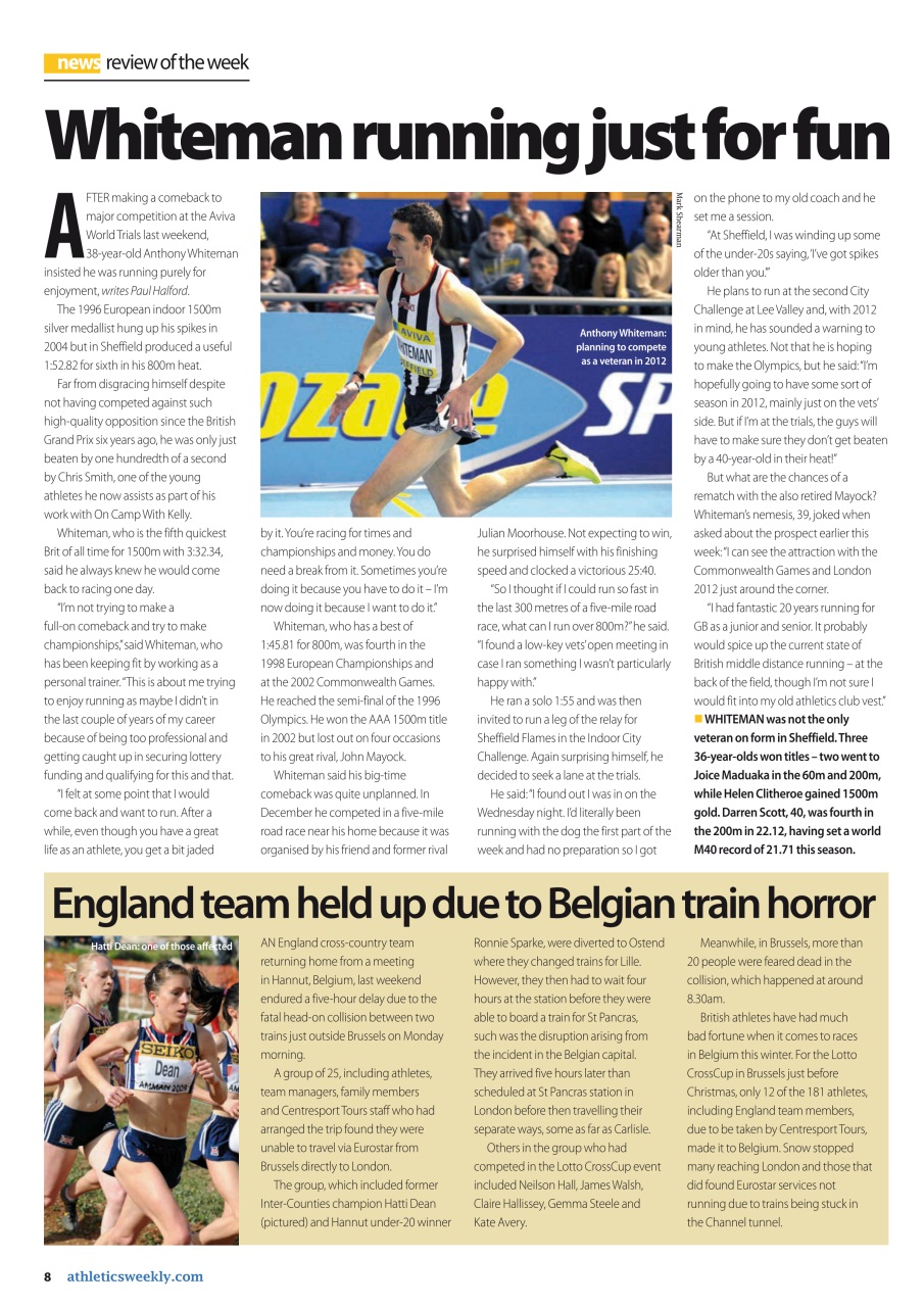 AW – Athletics Weekly Magazine Preview Pages