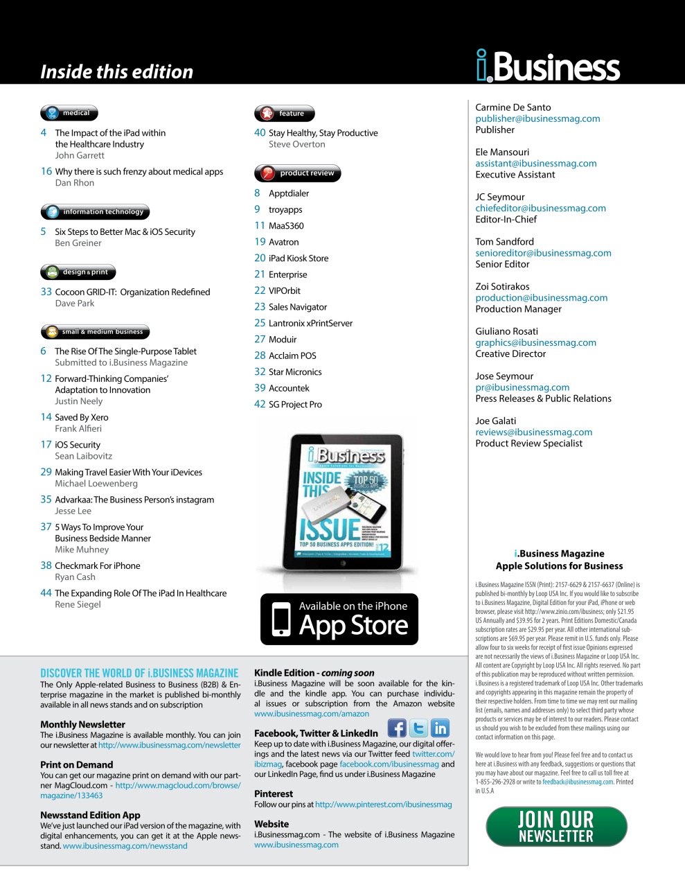 I.Business Preview Pages