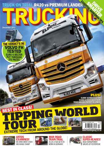 Trucking Magazine issue Trucking December 2012