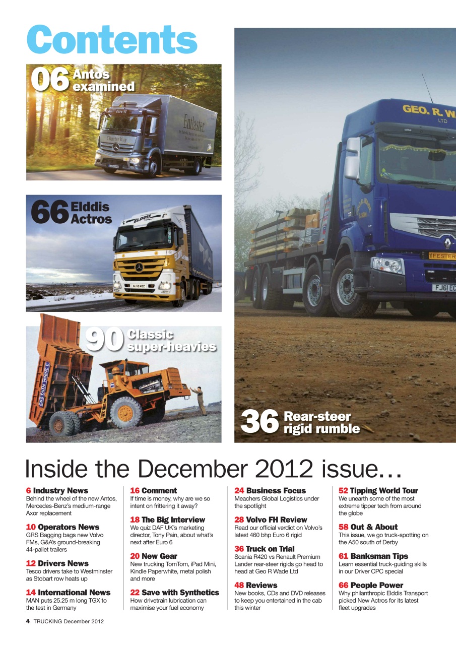 Trucking Magazine Preview Pages