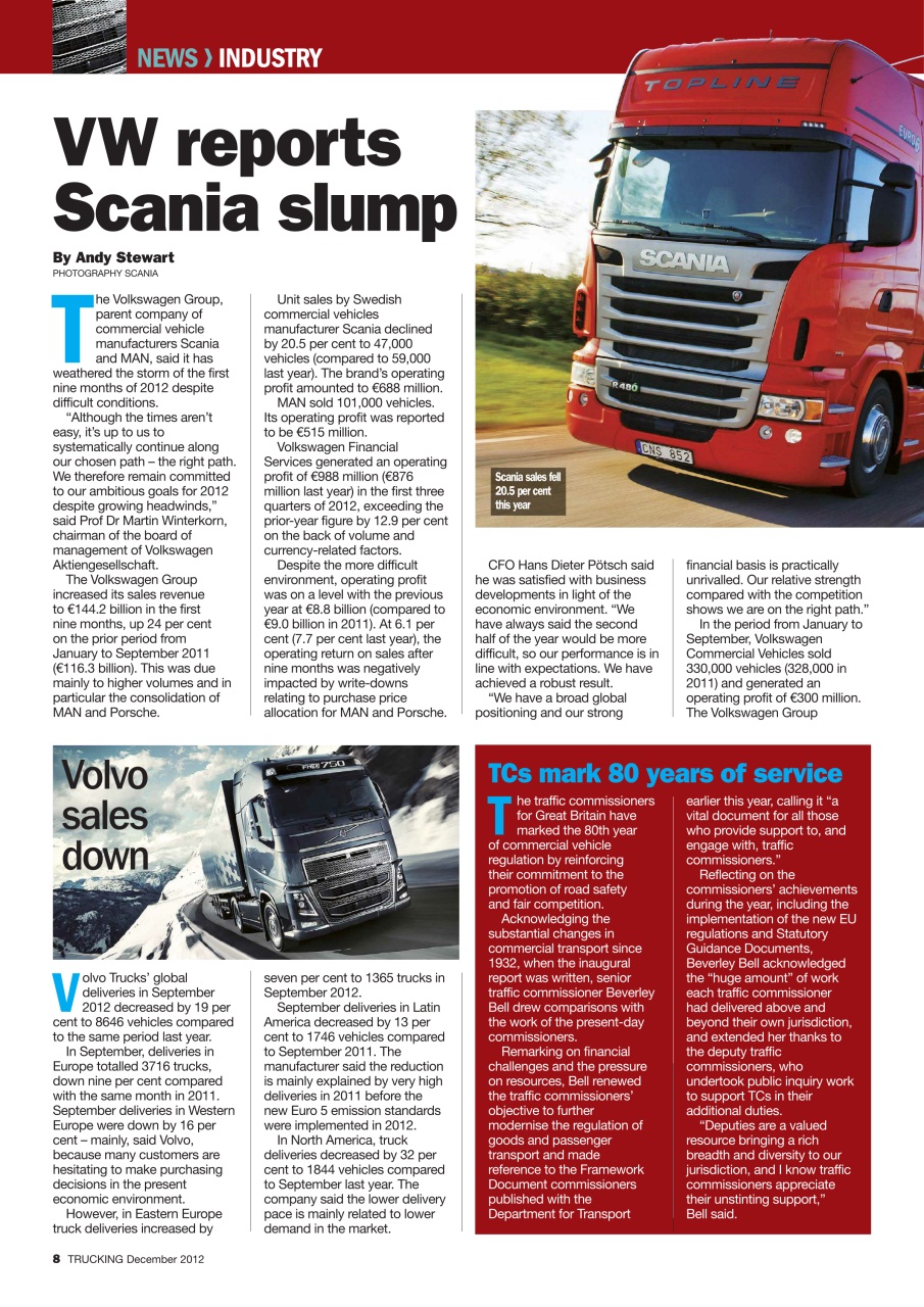 Trucking Magazine Preview Pages
