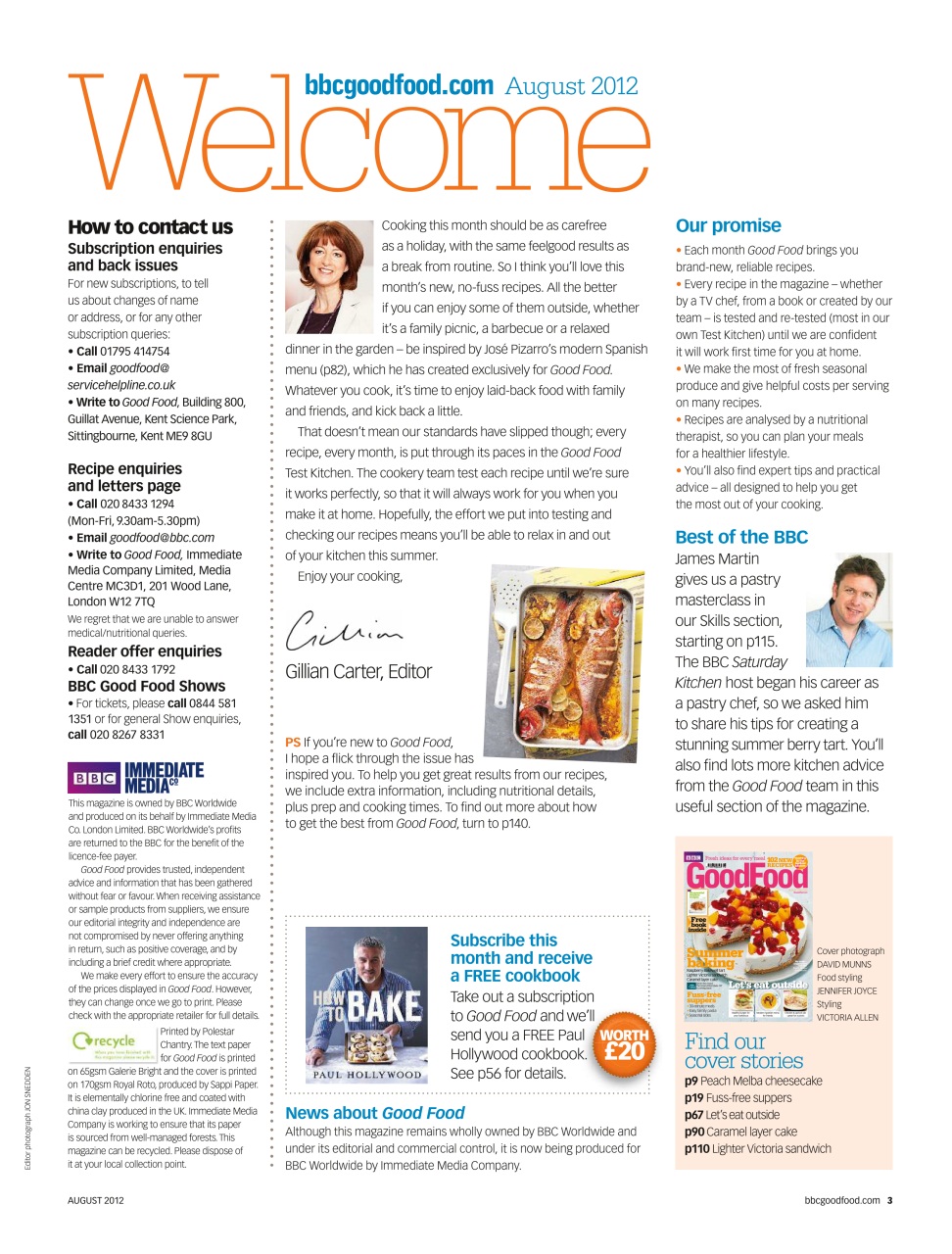 Good Food Magazine Preview Pages