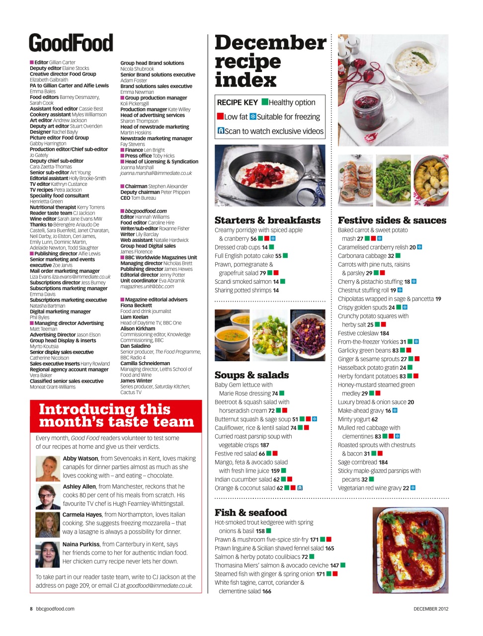 Good Food Magazine Preview Pages