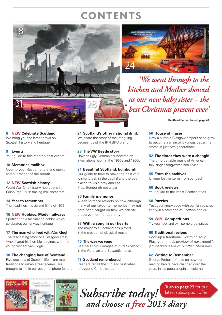 Scottish Memories Preview Pages