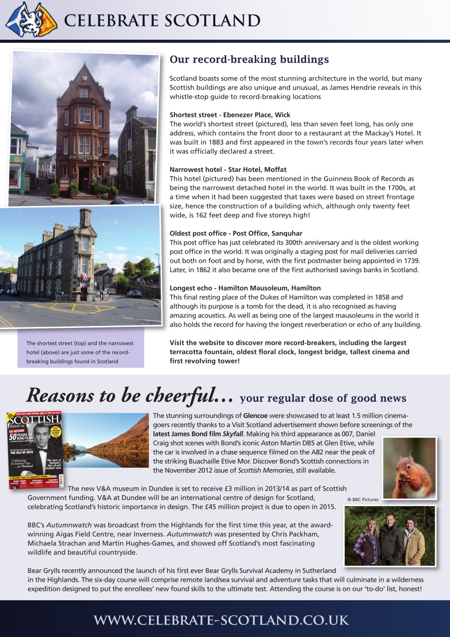 Scottish Memories Preview Pages