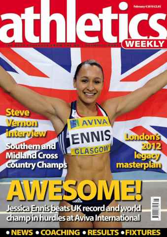 AW – Athletics Weekly Magazine issue AW February 4 2010